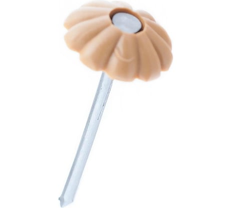 Декоративный гвоздь НАКРЕПКО светло-коричневый 1,6х25 40шт 108604