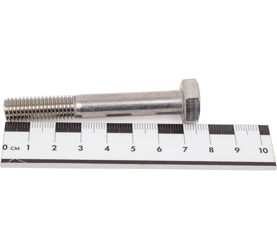 Болт Море-Метизов DIN 931 А2 M10x70 мм, 5 шт BOLT931A2M10705M