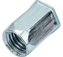 Заклепка-гайка ЦКИ М5х14.5 мм, плоская, уменьшенная, шестигранная, СТ. Ц, под пакет 0.5-3.0 мм, 50 шт. 7754807 33671629