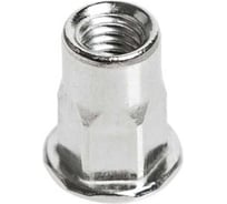 Заклепка-гайка ЦКИ М10х21 мм, плоская, 1/2 шестигранная, A2, под пакет 1.0-4.0 мм, 5 шт. 7754707