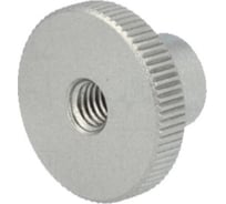 Гайка круглая ЦКИ DIN 466, м8, рифленая, высокая 05, цинк, 5 шт. 48331