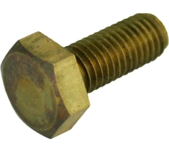 Болт ЦКИ DIN 933, м10x80, с шестигранной головкой, латунь, sw17, 2 шт. 46229
