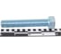 Болт ЦКИ DIN 933, м30x180, с шестигранной головкой, 10.9, цинк, sw46, 1 шт. 82257 3