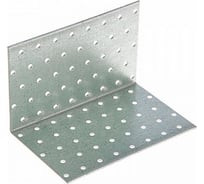 Равносторонний крепёжный уголок КРЕП-КОМП KUR 160х160х100х2.0 мм 10шт кур160100п