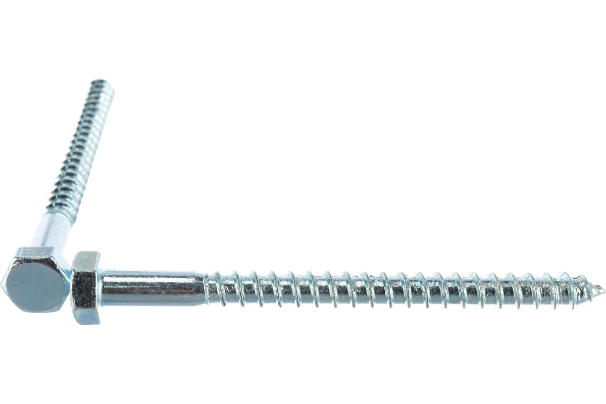Сантехнический шуруп с ШГ ЕВРОПАРТНЕР DIN 571 Zn 8х100 10шт. 5 0951 2 ...