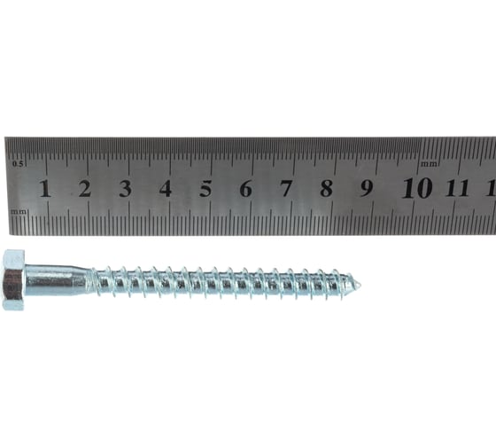 Сантехнический шуруп с ШГ ЕВРОПАРТНЕР DIN 571 Zn 8х80 12шт. 5 0950 2