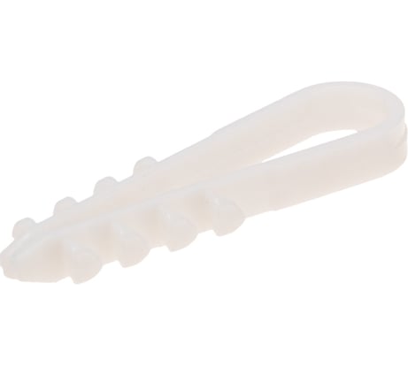 Нейлоновый дюбель-хомут REXANT 5-10 мм, белый, 100 шт. 07-4501