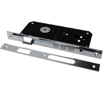 Замок врезной Trodos 152.45-R3M цилиндровый с защелкой без ручки, хром, 202032