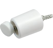 Напольный стопор для двери с шурупом Стройбат fix-o-moll 40 мм, белый, 1 шт. 246690