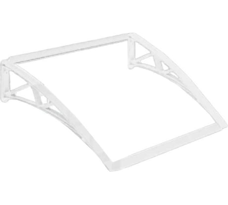 Каркас козырька (навеса) ВПМ одинарный, белый 6189422