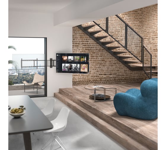Кронштейн REXANT для телевизора 32"-75", моторизированный, серия Profi 38-0385