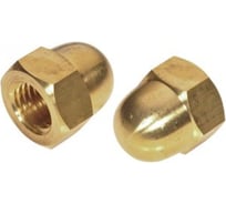 Гайка колпачковая ЦКИ DIN 1587, м3, латунь, sw5.5, 100 шт. 45424