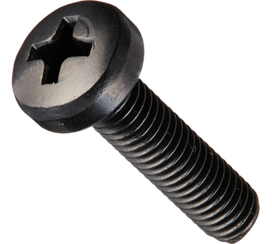 Винт ЦКИ DIN 7985 м4x8, черный матовый ral9005, цинк, ph 2, 200 шт. 50880 1