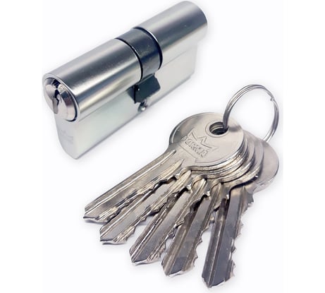 Евроцилиндр Dormakaba CBF-1 90 (45x45) никель 7039000000011