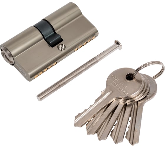 Евроцилиндр Dormakaba CBF-1 60 (30x30) никель 7039000000001 1