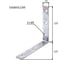 Оцинкованный уголок ALBERTS 125x125x22х2 мм 332402 2