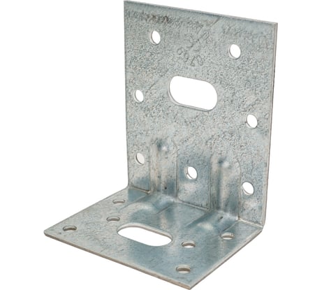 Усиленный перфорированный уголок ALBERTS оцинкованный, 50х77х64х2 мм 335717