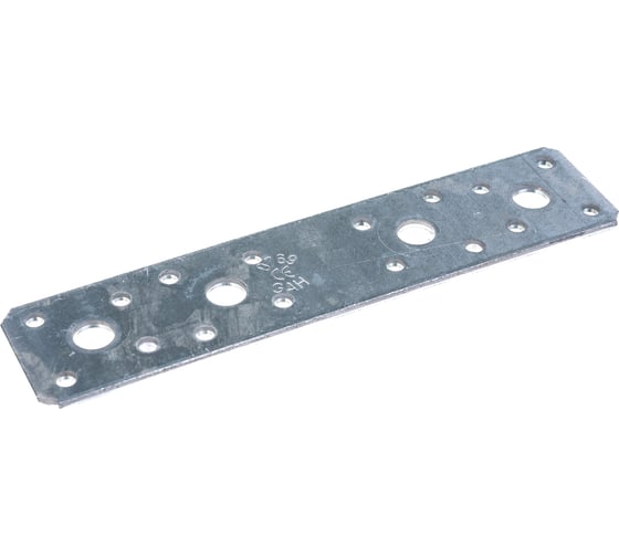 Перфорированная пластина ALBERTS оцинкованная, 180х40х3 мм 330101