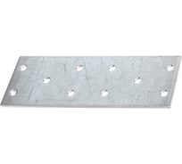 Перфорированная пластина ALBERTS оцинкованная, 120x38х2 мм 334451