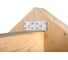 Перфорированная пластина ALBERTS оцинкованная, 120x38х2 мм 334451 3