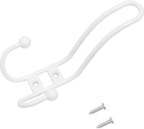 Крючок-вешалка Стандарт 208 A WW мат. белый, европакет 15439