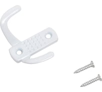 Крючок-вешалка Стандарт 212 B WW мат. белый, европакет 15421