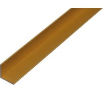 Уголок ALBERTS алюминий, золотистый, 15x15x1х1000 мм 473563