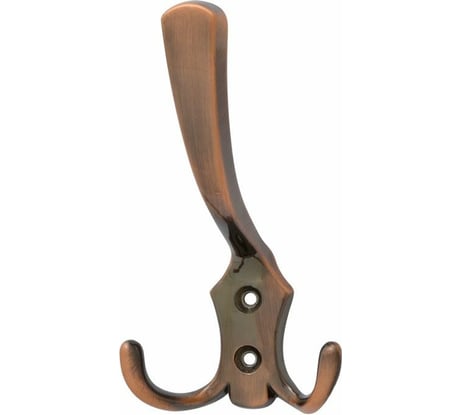 Крючок-вешалка НОРА-М №10 3-х рож. ст.медь 14320