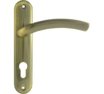 Дверная ручка на планке НОРА-М 23-70 мм ст.бронза 11962