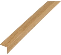 Уголок ALBERTS ПВХ, под дуб, 20x20x1.5х1000 усиленный 478698