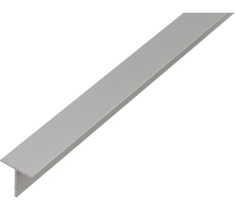T-образный профиль ALBERTS алюминий, серебристый, 20x20x1.5х2000 мм 474126