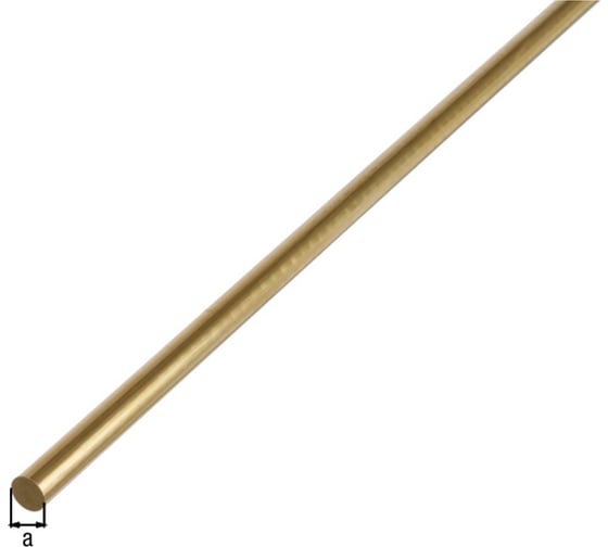 Прут ALBERTS круглый, латунь, d10х1000 мм 471149