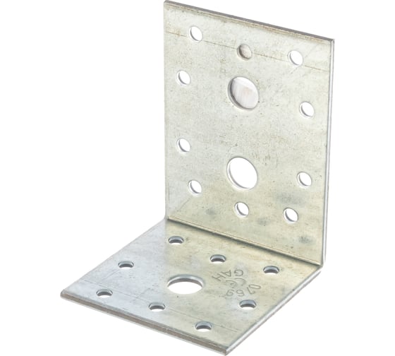 Перфорированный уголок ALBERTS оцинкованный, 60x80x60х2.5 мм 334352