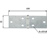 Петля ALBERTS оцинкованная, 32x101х1.5 мм 346881