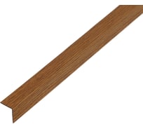 Уголок ALBERTS ПВХ, вишня 20x20x1.5х1000 усиленный 478704