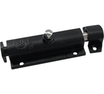 Шпингалет с кнопкой Marlok 01.04.09 (808С) 80 мм, BL (черный) 003169