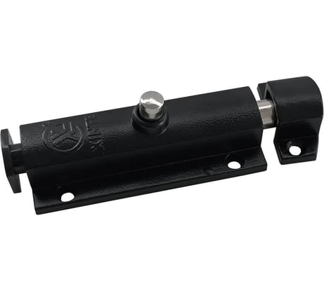 Шпингалет с кнопкой Marlok 01.04.09 (808С) 80 мм, BL (черный) 003169