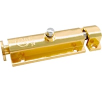 Шпингалет с кнопкой Marlok 01.04.01 (808С) 80 мм, PB (золото) 003171