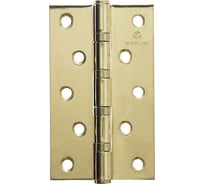 Петля дверная Marlok 125x75x2,5 PB, золото, 2 шт 002908