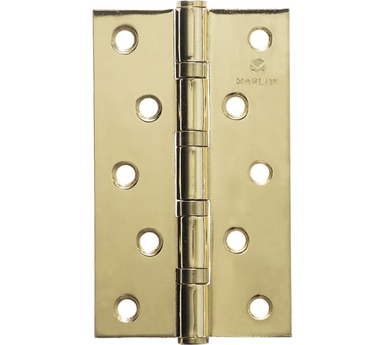Петля дверная Marlok 125x75x2,5 PB, золото, 2 шт 002908 1