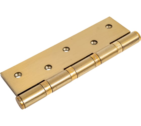 Петля дверная Marlok 125x75x2,5 SB, золото матовое, 2 шт 002909