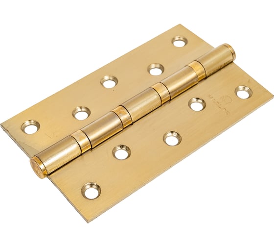 Петля дверная Marlok 125x75x2,5 SB, золото матовое, 2 шт 002909