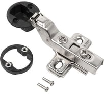 Петля вкладная для стеклянных дверей с доводчиком MARLOK 11.22.02 CLIP-ON хром 024666