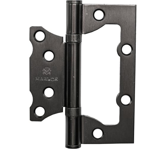 Петля дверная без врезки Marlok 100x75x2,0 GF графит, 2 шт 022594