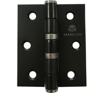 Петля дверная Marlok 75x62x2,5 BL, черный, 2 шт 035843