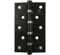 Петля дверная Marlok 125x75x2,5 BL, черный, 2 шт 035842