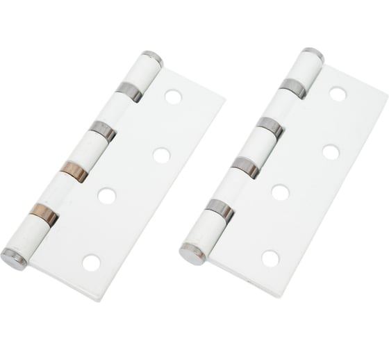 Петля дверная Marlok 100x70x2,5 WW, белый, 2 шт 015945