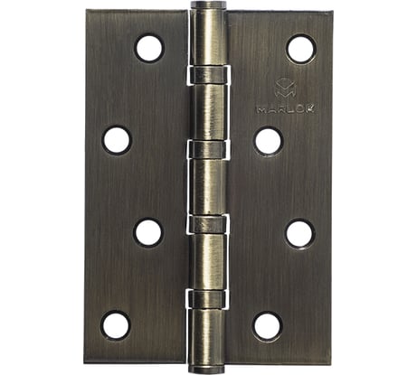 Петля дверная Marlok 100x70x2,5 AB, бронза, 2 шт 014556