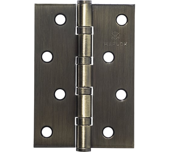 Петля дверная Marlok 100x70x2,5 AB, бронза, 2 шт 014556 1