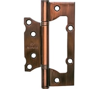 Петля дверная без врезки Marlok 125x75x2,5 AC, медь, 2 шт 016487